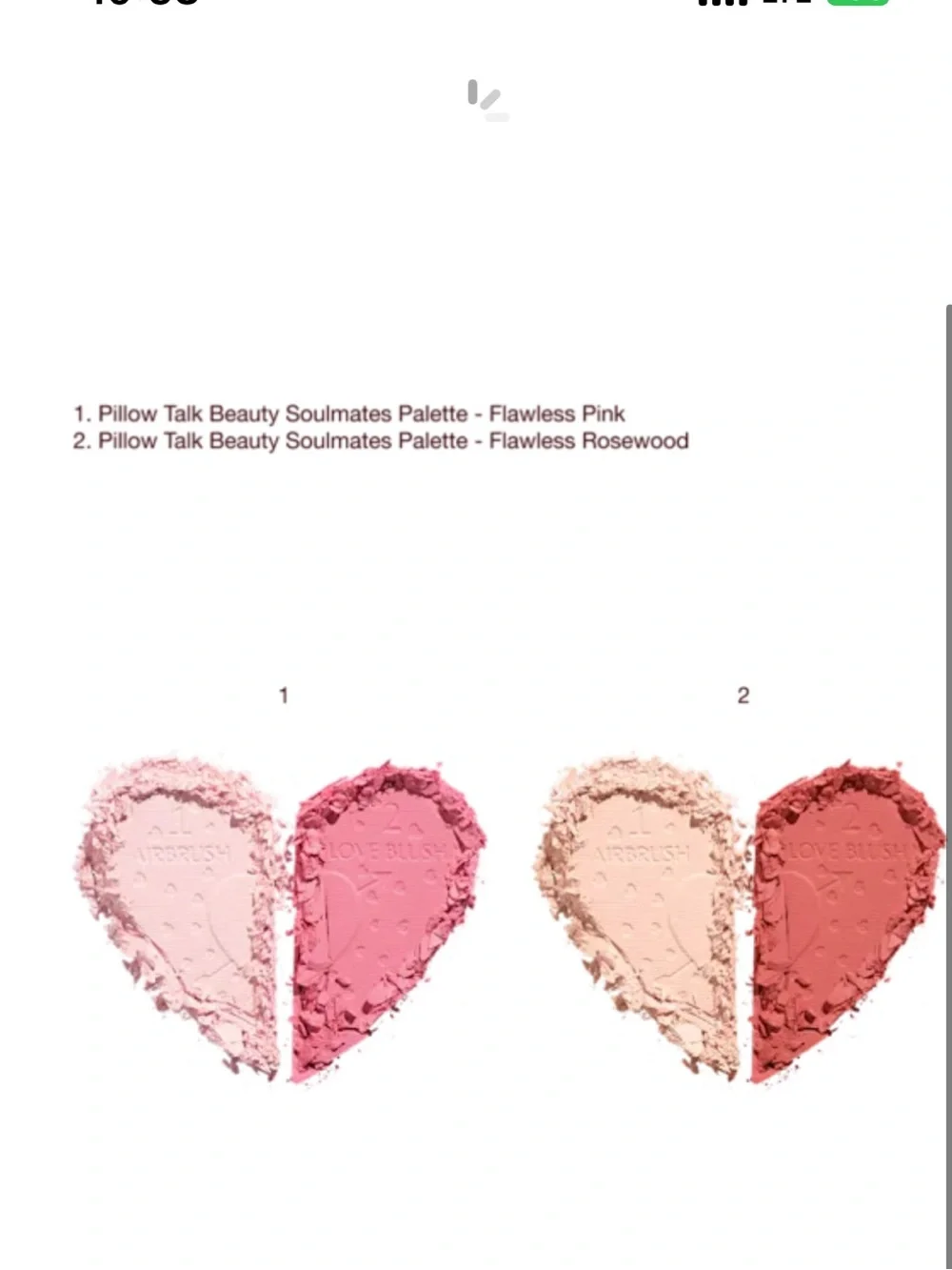 NWT🌷Charlotte Tilbury Pillow Talk Beauty Soulmates Palette